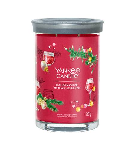 Yankee Candle Holiday Cheer Unterschrift Tumbler groß 567 g