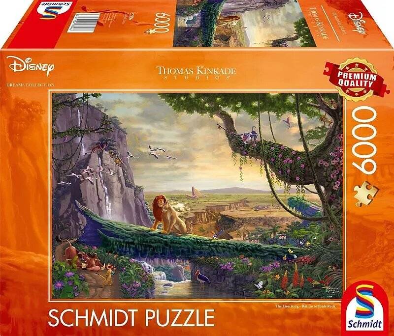 Disney - The Lion King, Return to Pride Rock?, 6000 Teile - Puzzle