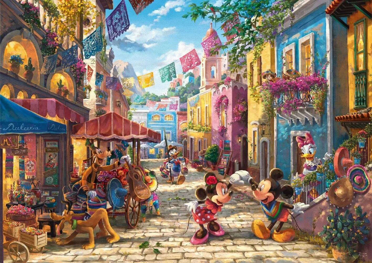 Disney - Mickey & Minnie in Mexico, 6000 Teile - Puzzle