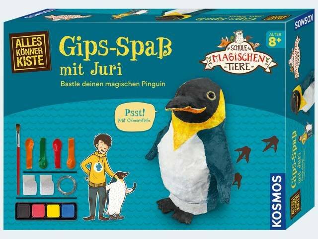 KOSMOS Die Schule der magischen Tiere - Gips-SpaÃ  mit Juri, Basteln