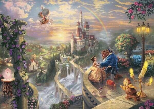 Schmidt Spiele Schmidt Spiele Puzzle Thomas Kinkade Disney Die Schö ne und das Biest 1000 Teile