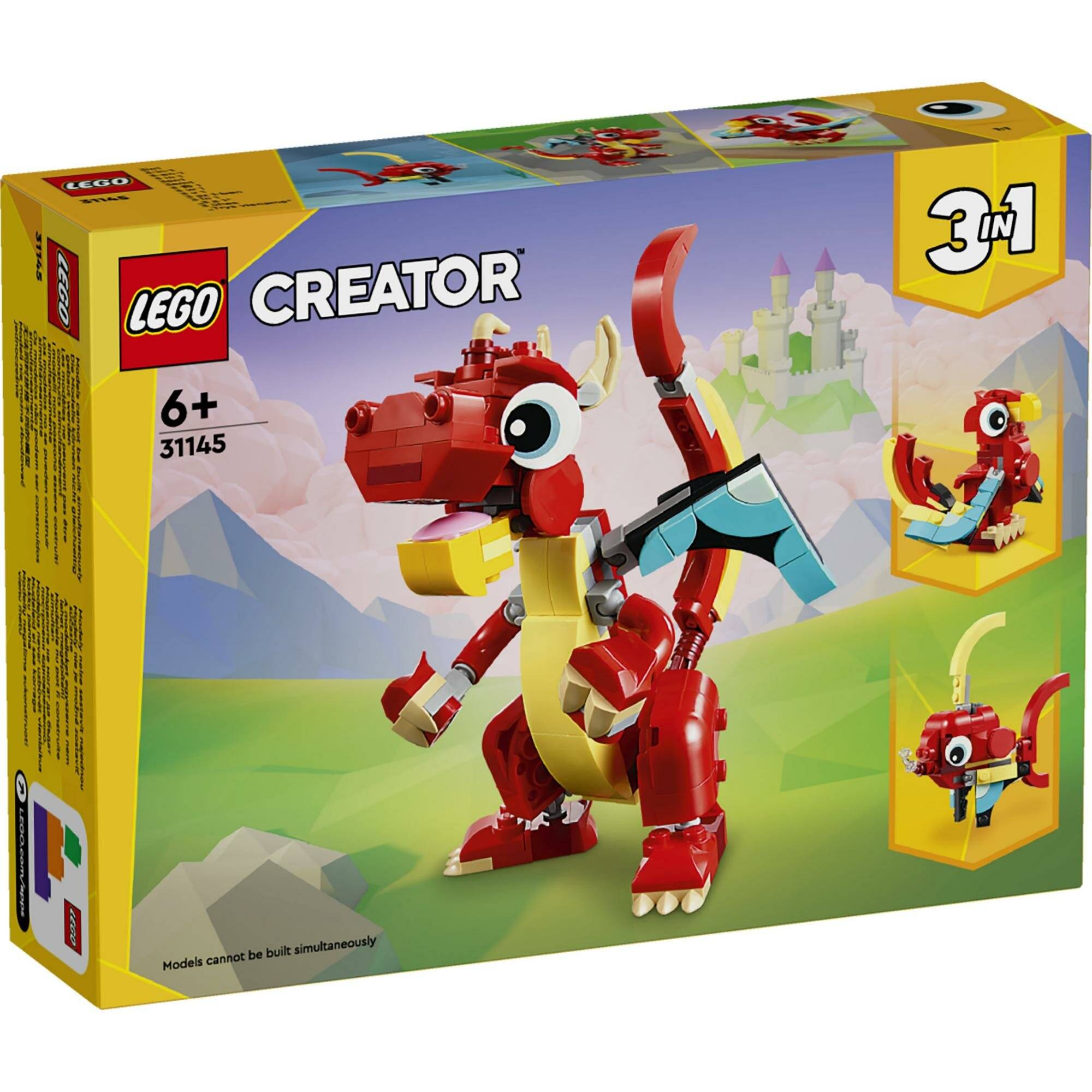 LEGO CREATOR 31145 Roter Drache