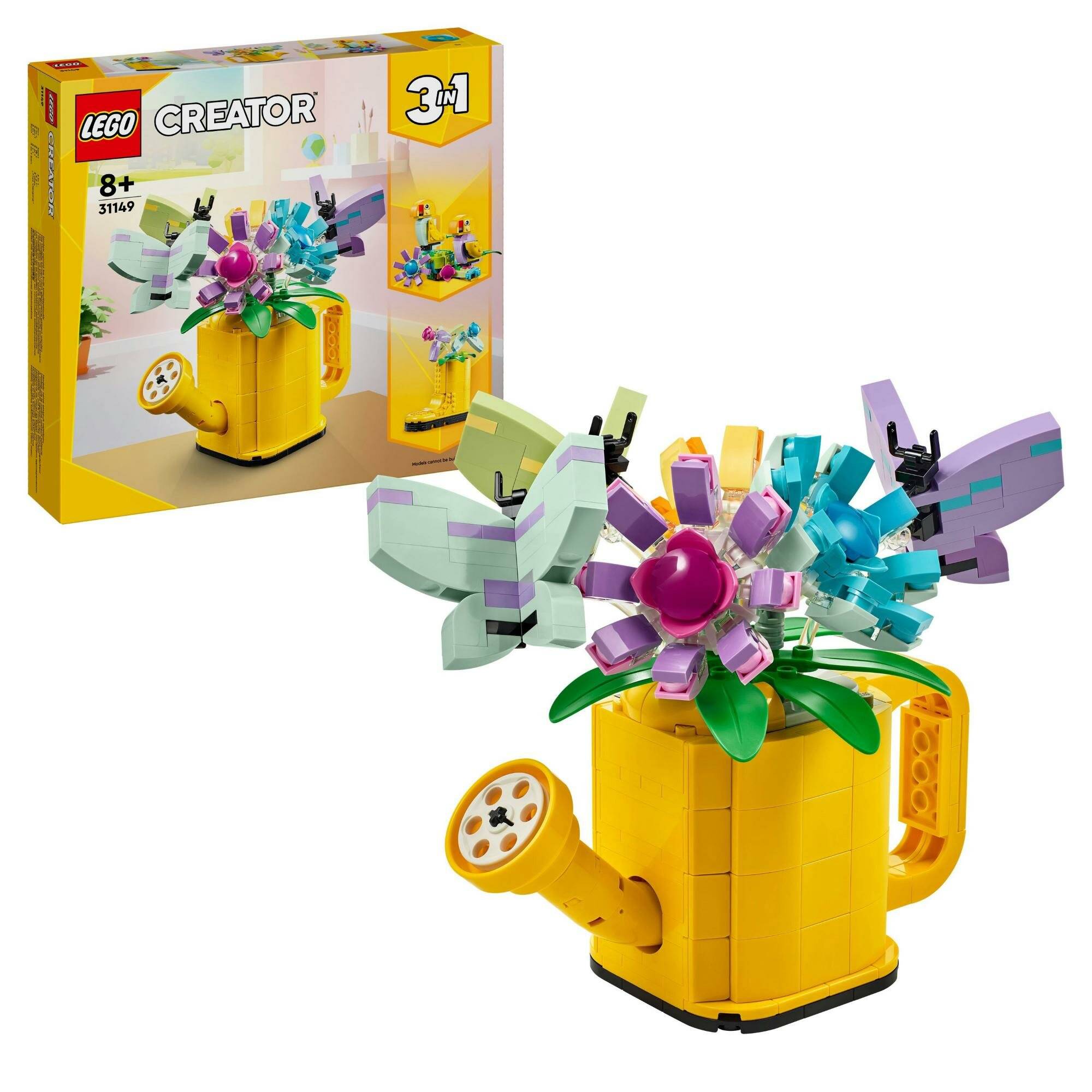 31149 Creator 3-in-1 Gießkanne mit Blumen