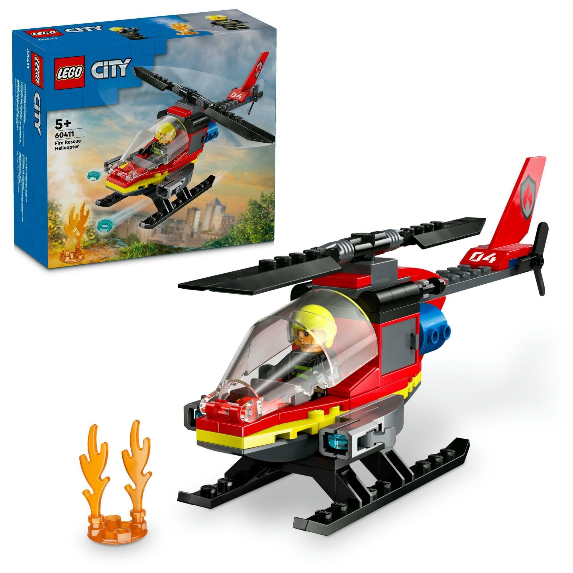 LEGO CITY 60411 Feuerwehrhubschrauber
