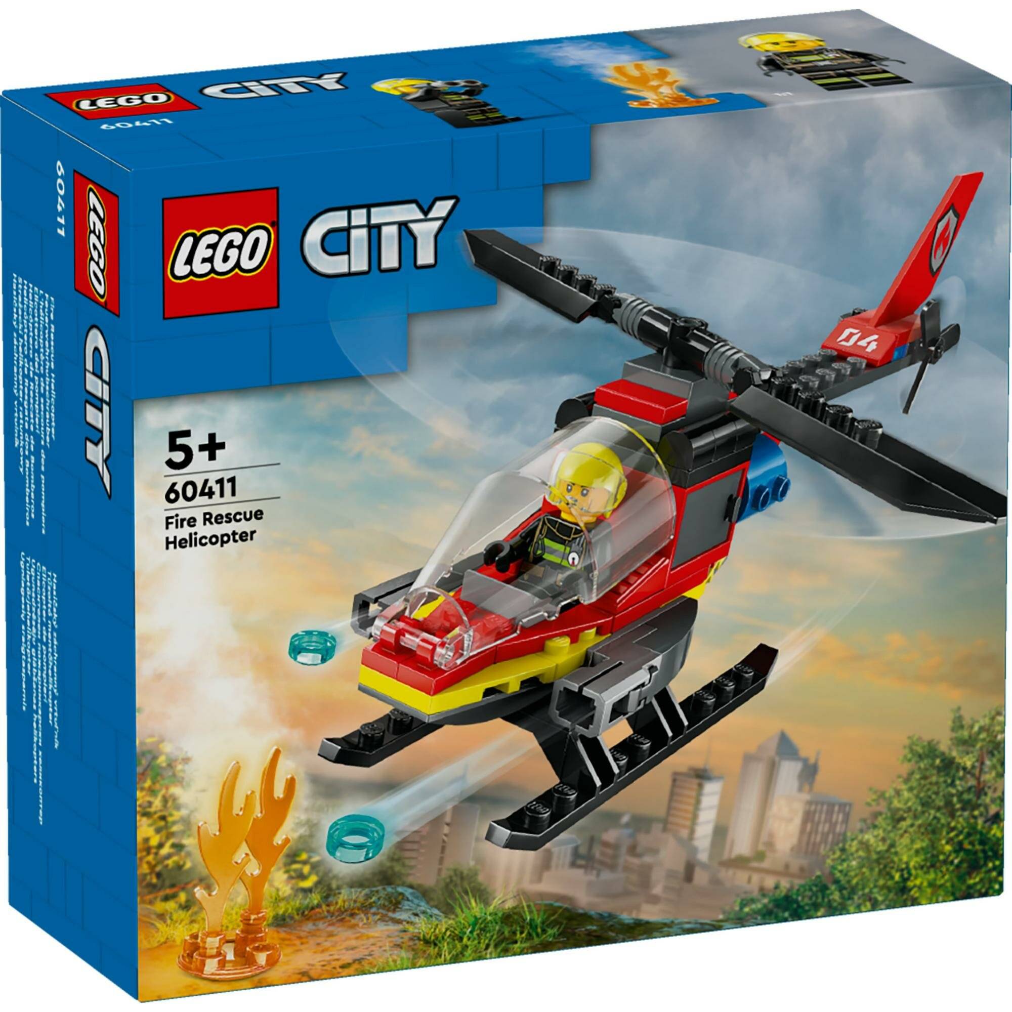 LEGO CITY 60411 Feuerwehrhubschrauber