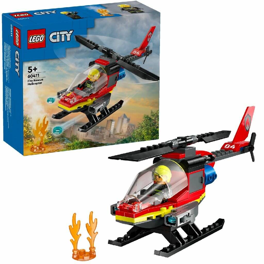 LEGO CITY 60411 Feuerwehrhubschrauber