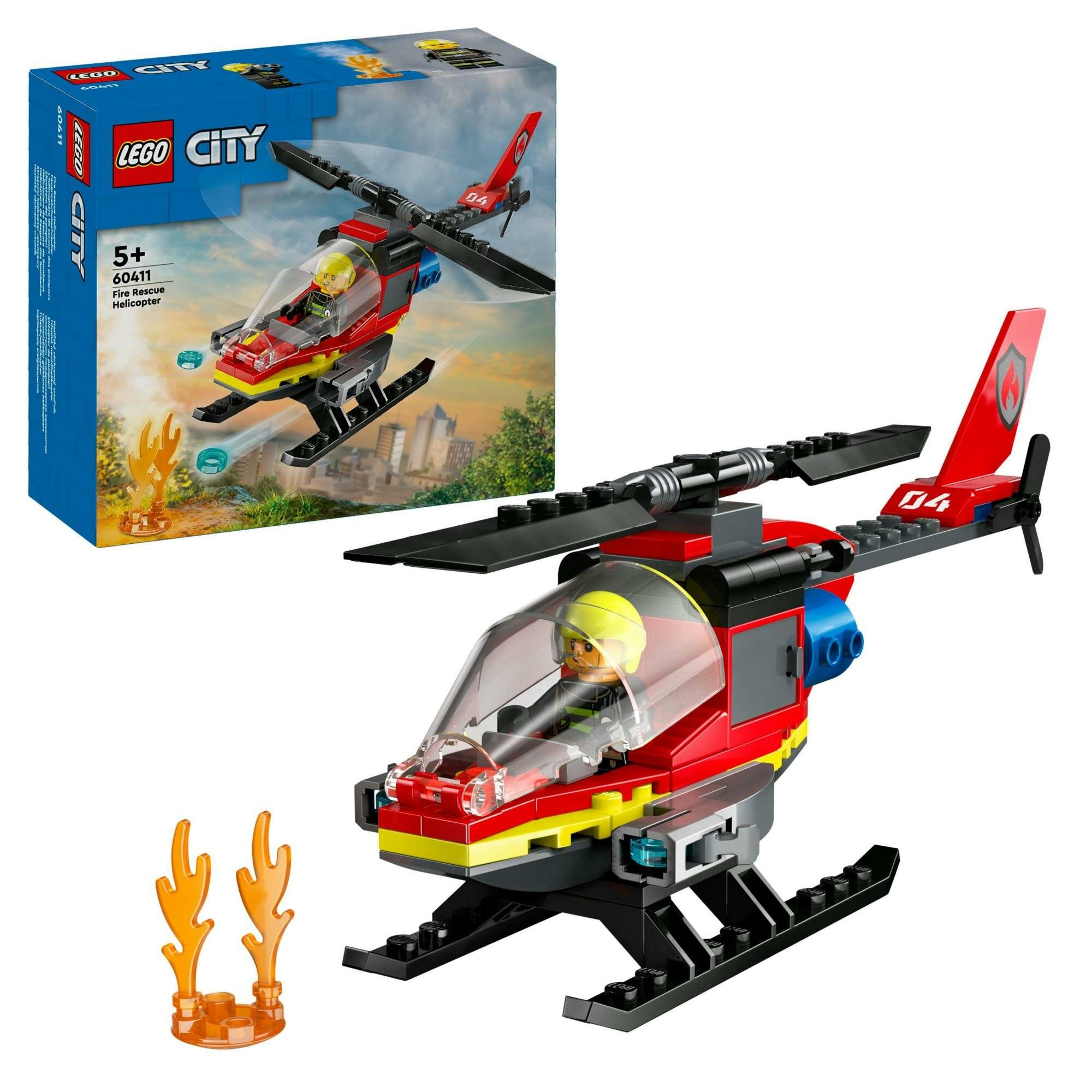 LEGO CITY 60411 Feuerwehrhubschrauber