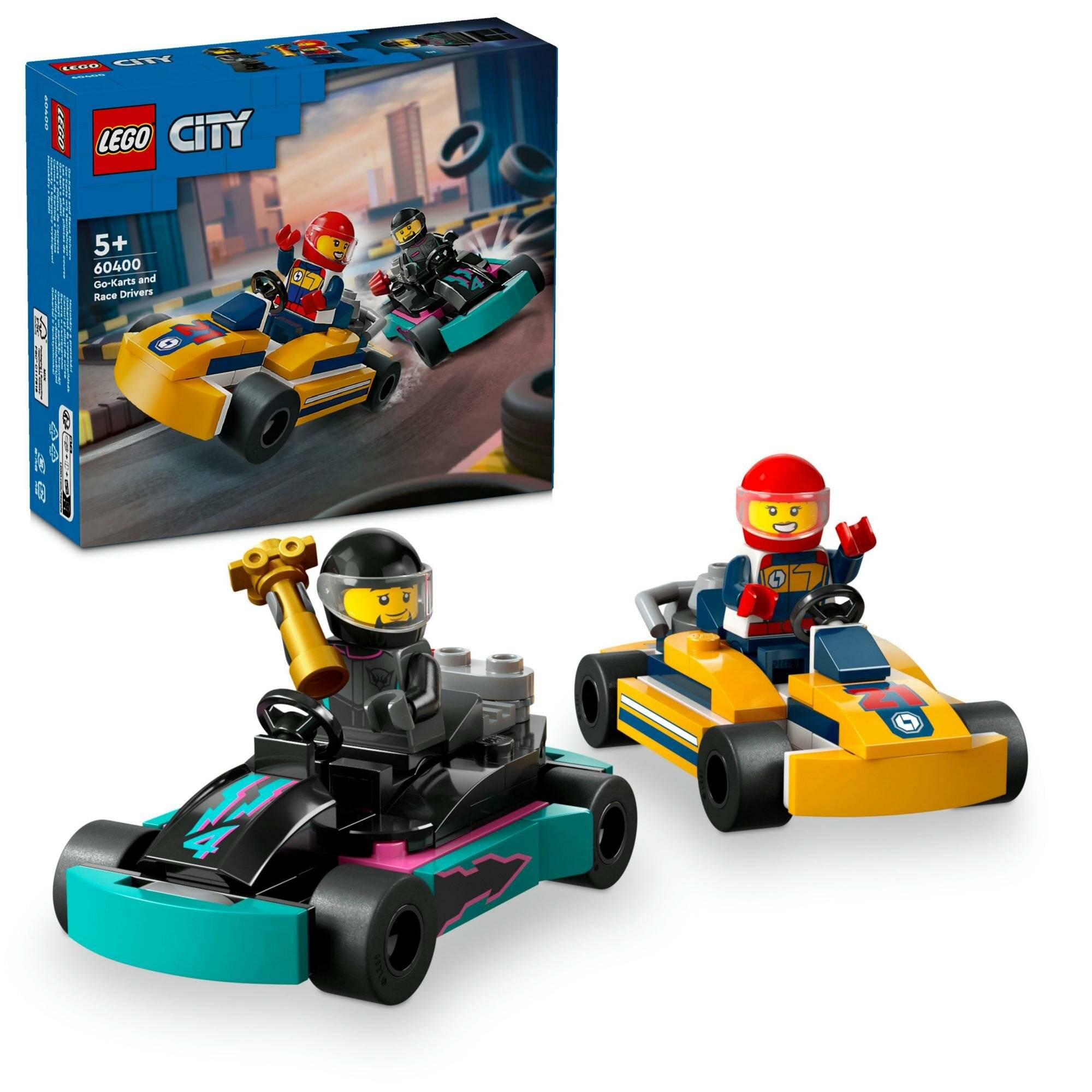 LEGO CITY 60400 Go-Karts mit Rennfahrern