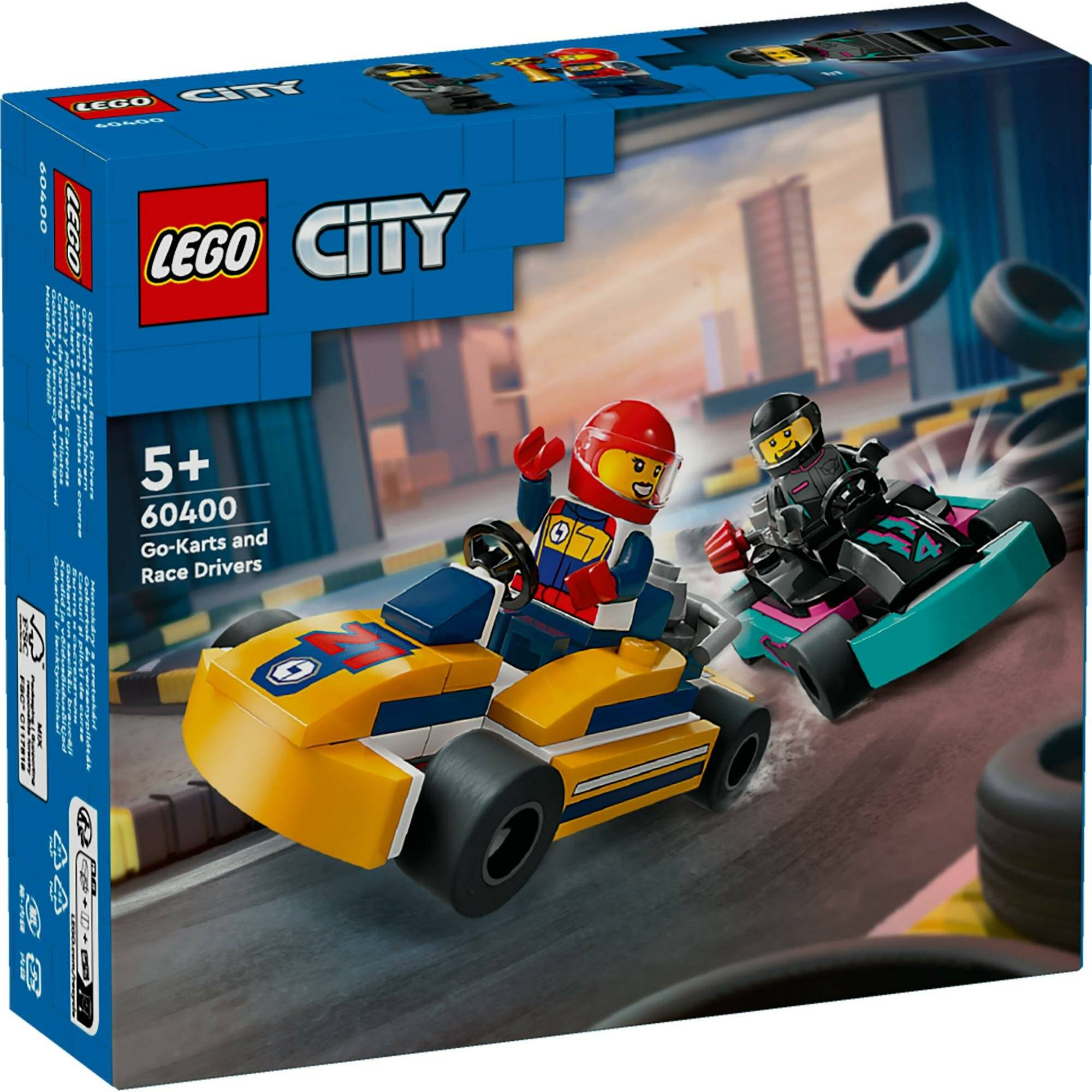 LEGO CITY 60400 Go-Karts mit Rennfahrern