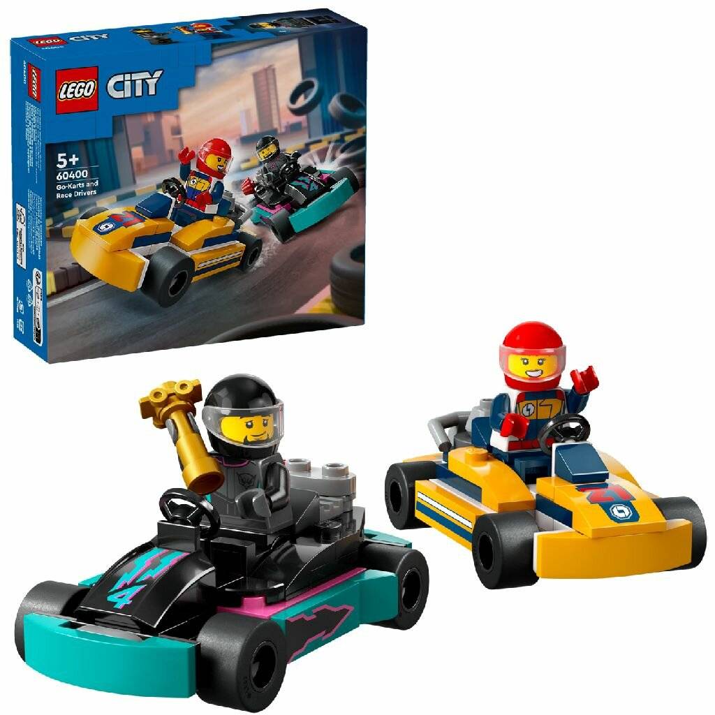 LEGO CITY 60400 Go-Karts mit Rennfahrern