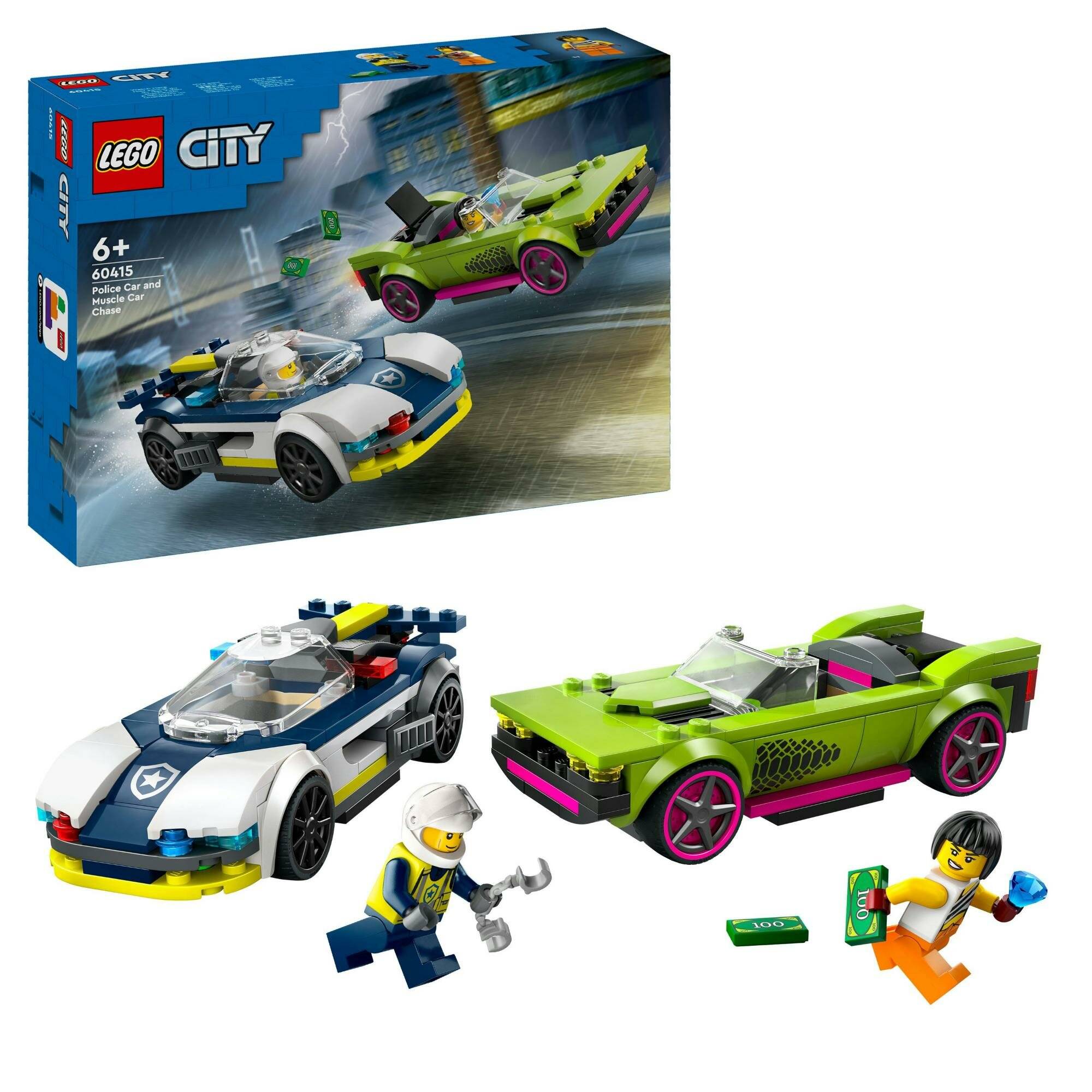 LEGO CITY 60415 Verfolgungsjagd mit Polizeiauto
