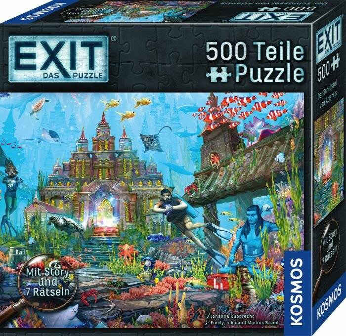 EXIT - Das Puzzle: Der Schlüssel von Atlantis (500 Teile)