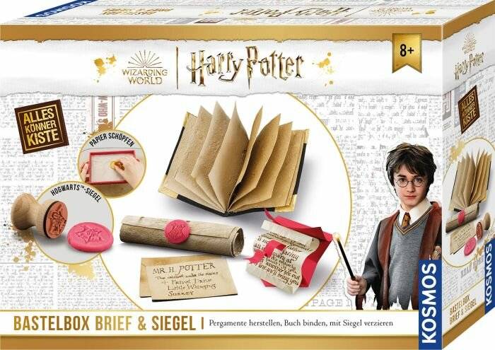 KOSMOS Harry Potter - Bastelbox Brief und Siegel, Basteln
