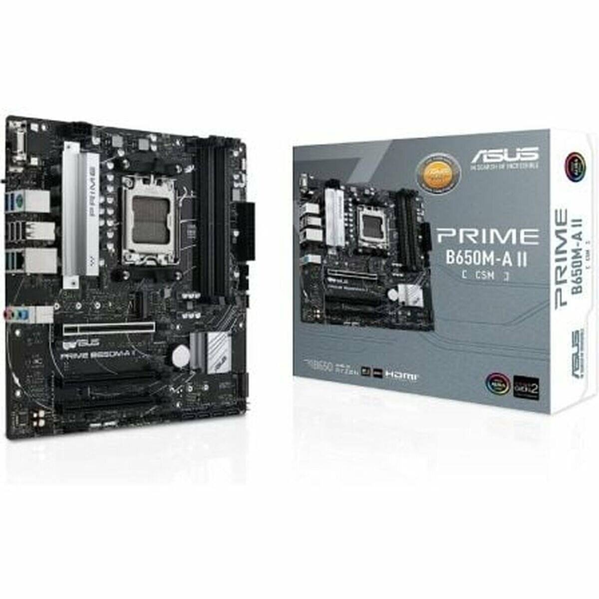ASUS PRIME B650M-A II-CSM, Mainboard (schwarz/silber)