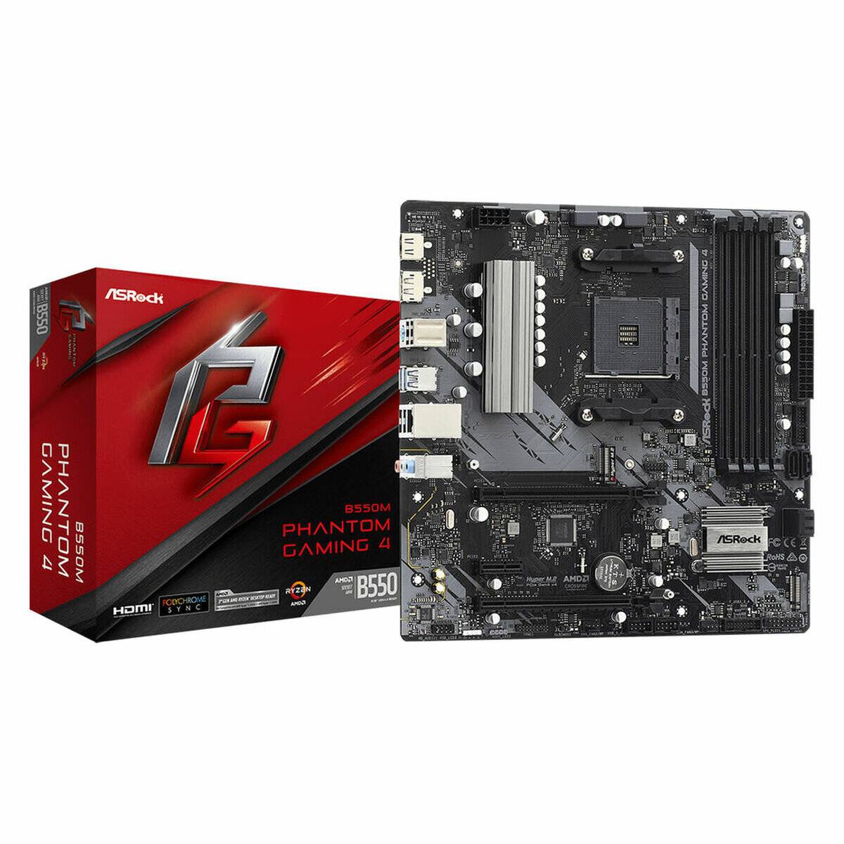 ASRock B550M PHANTOM GAMING 4, Mainboard