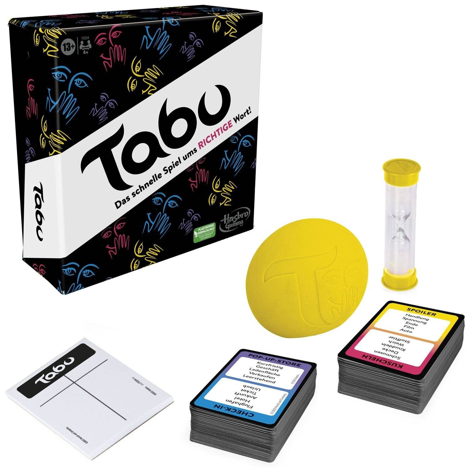 Hasbro Tabu, Partyspiel (neue Karten 2023)