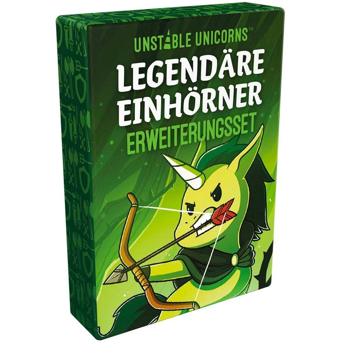 Asmodee Unstable Unicorns - LegendÃ ¤ re EinhÃ ¶ rner, Kartenspiel (Erweiterung)