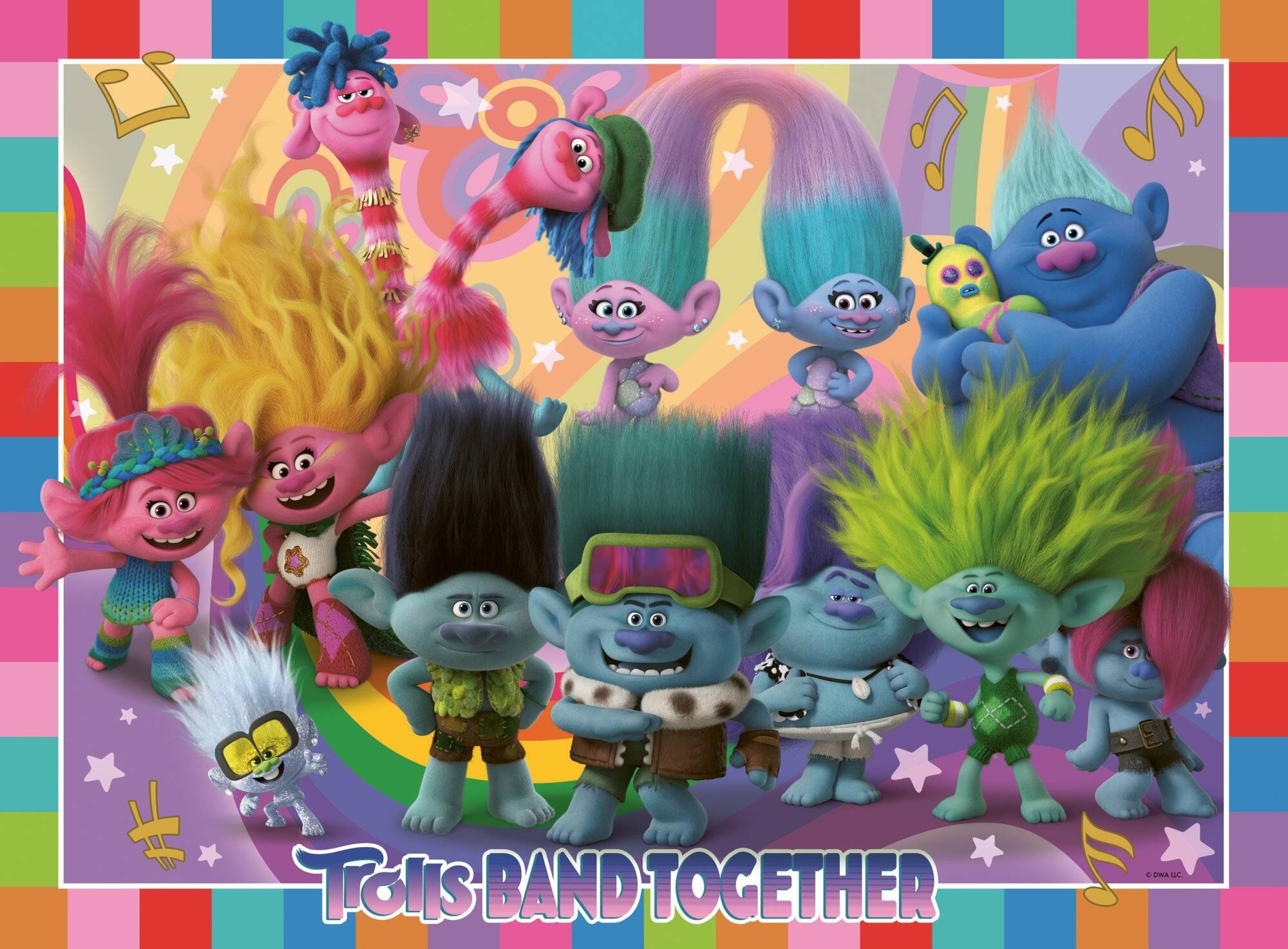 Kinderpuzzle Trolls 3 (100 Teile)