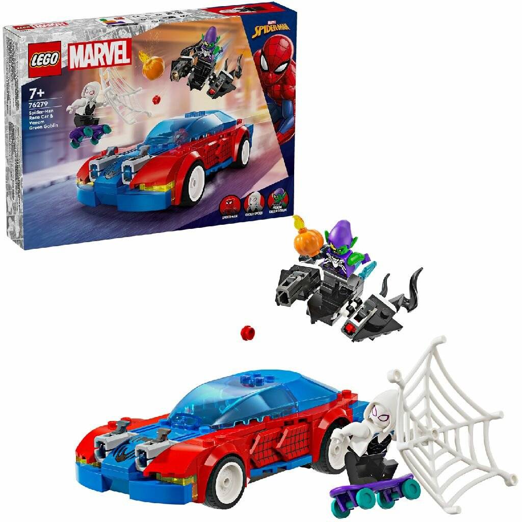 76279 Marvel Super Heroes Spider-Mans Rennauto & Venom Green Goblin