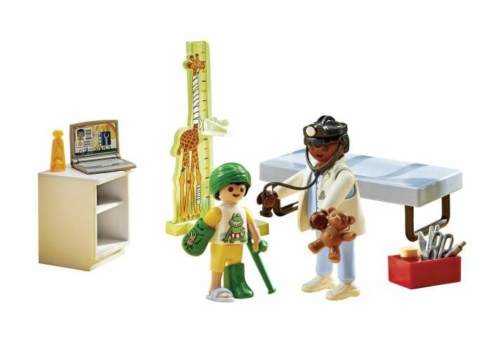 71619 Playm. Kinderarzt mit Teddybär 71619