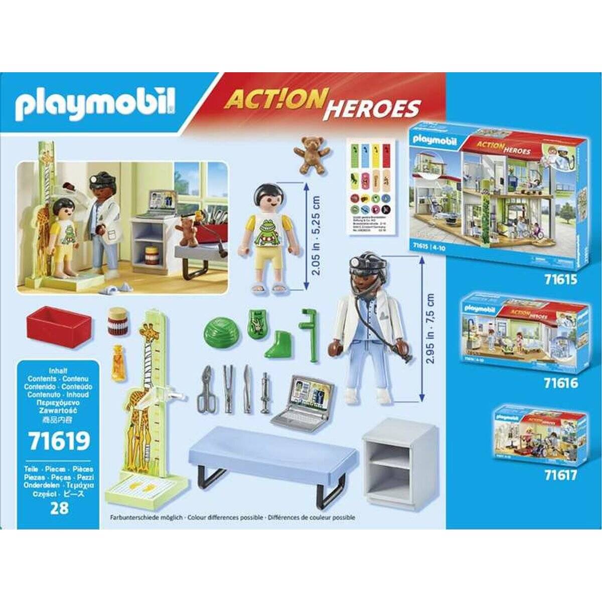71619 Playm. Kinderarzt mit Teddybär 71619