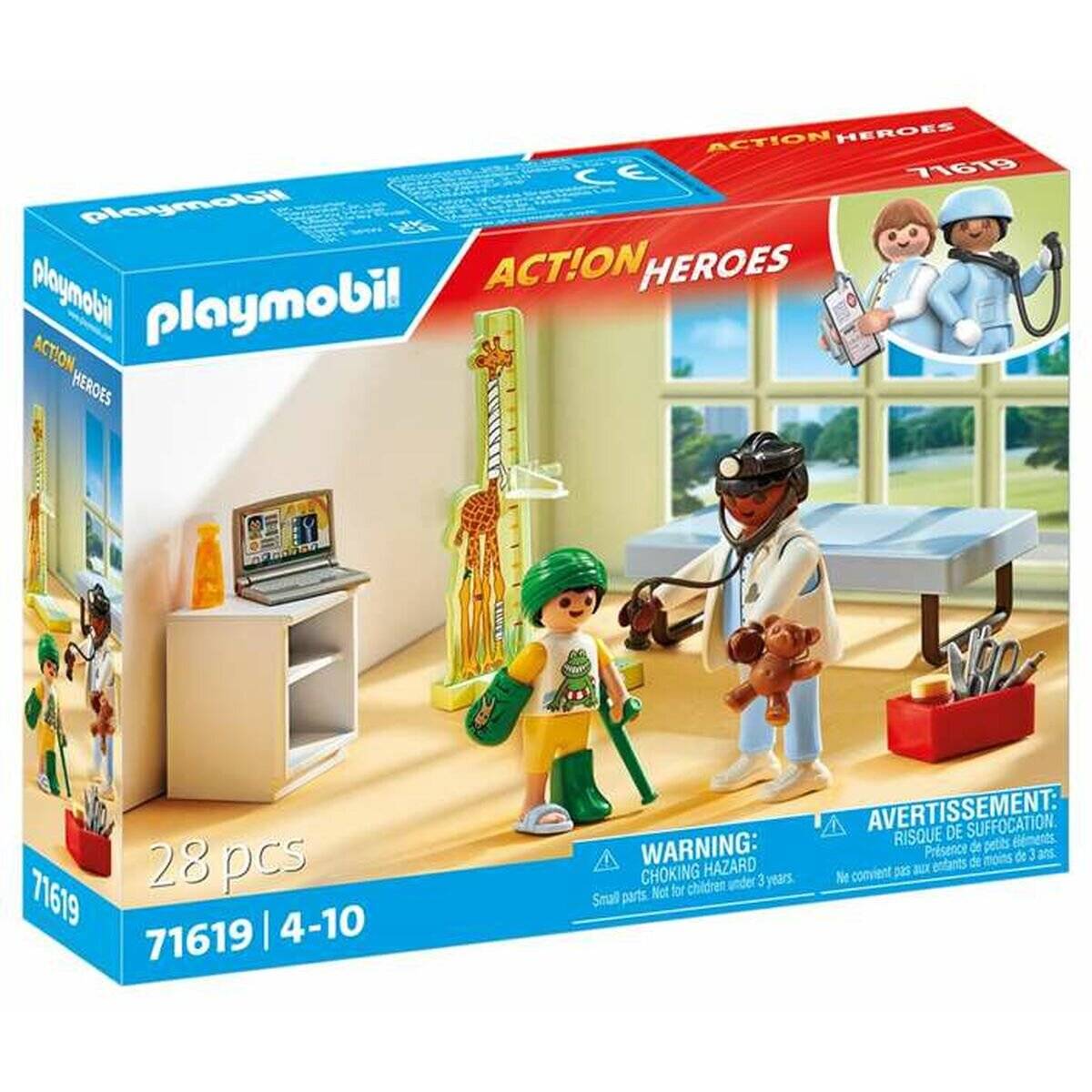 71619 Playm. Kinderarzt mit Teddybär 71619