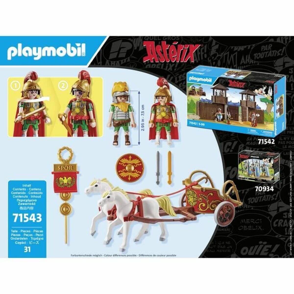 71543 Playm. Asterix: Römischer Streitwagen 71