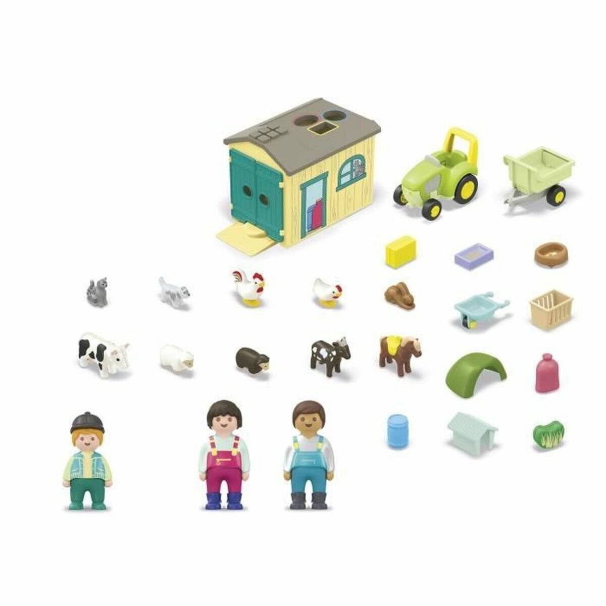 71656 Playm. 1.2.3: Bauernhof-Abenteuer Trakto