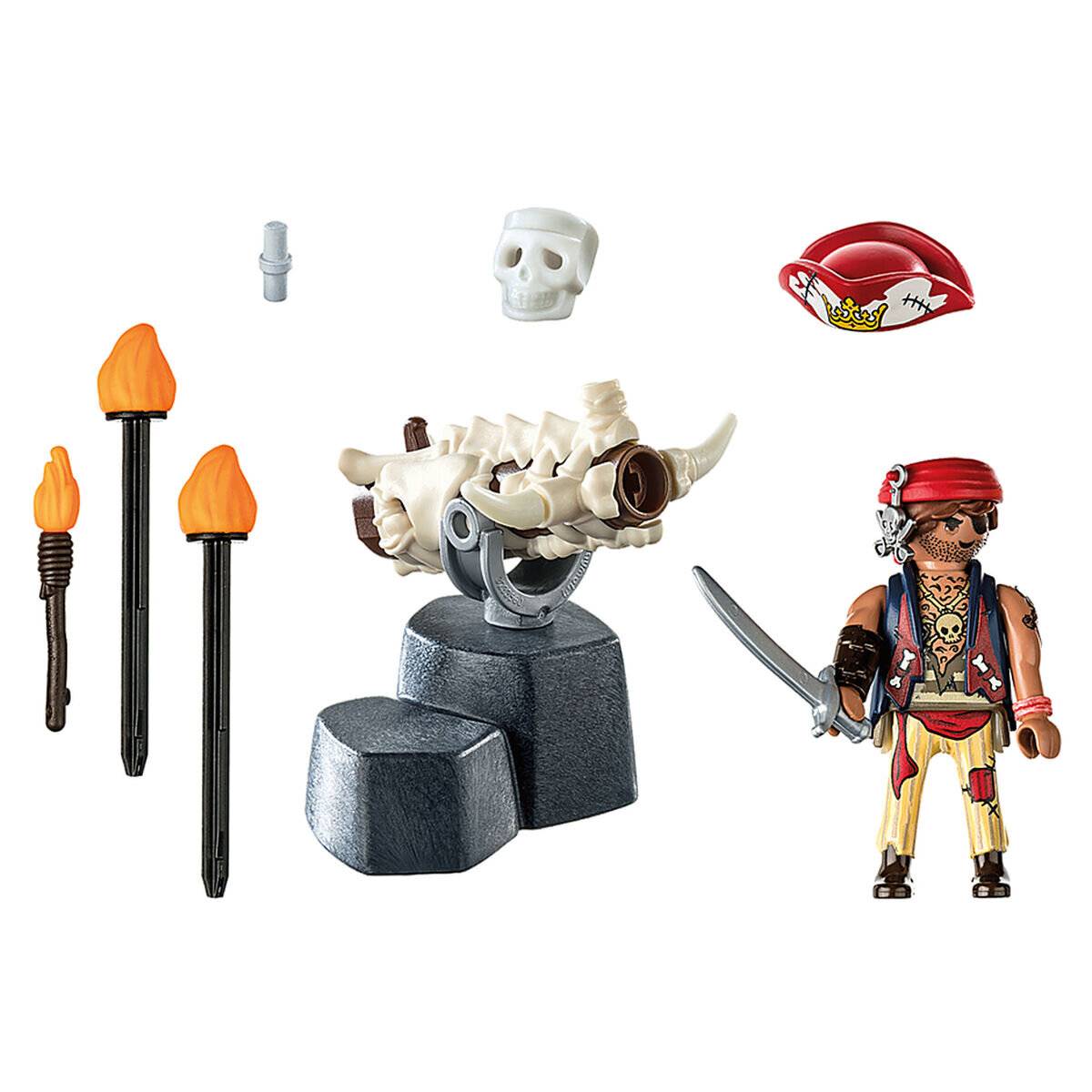 PLAYMOBIL 71421 Pirates Kanonenmeister, Konstruktionsspielzeug