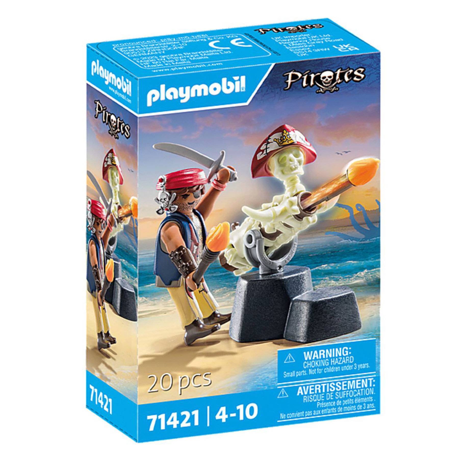 PLAYMOBIL 71421 Pirates Kanonenmeister, Konstruktionsspielzeug