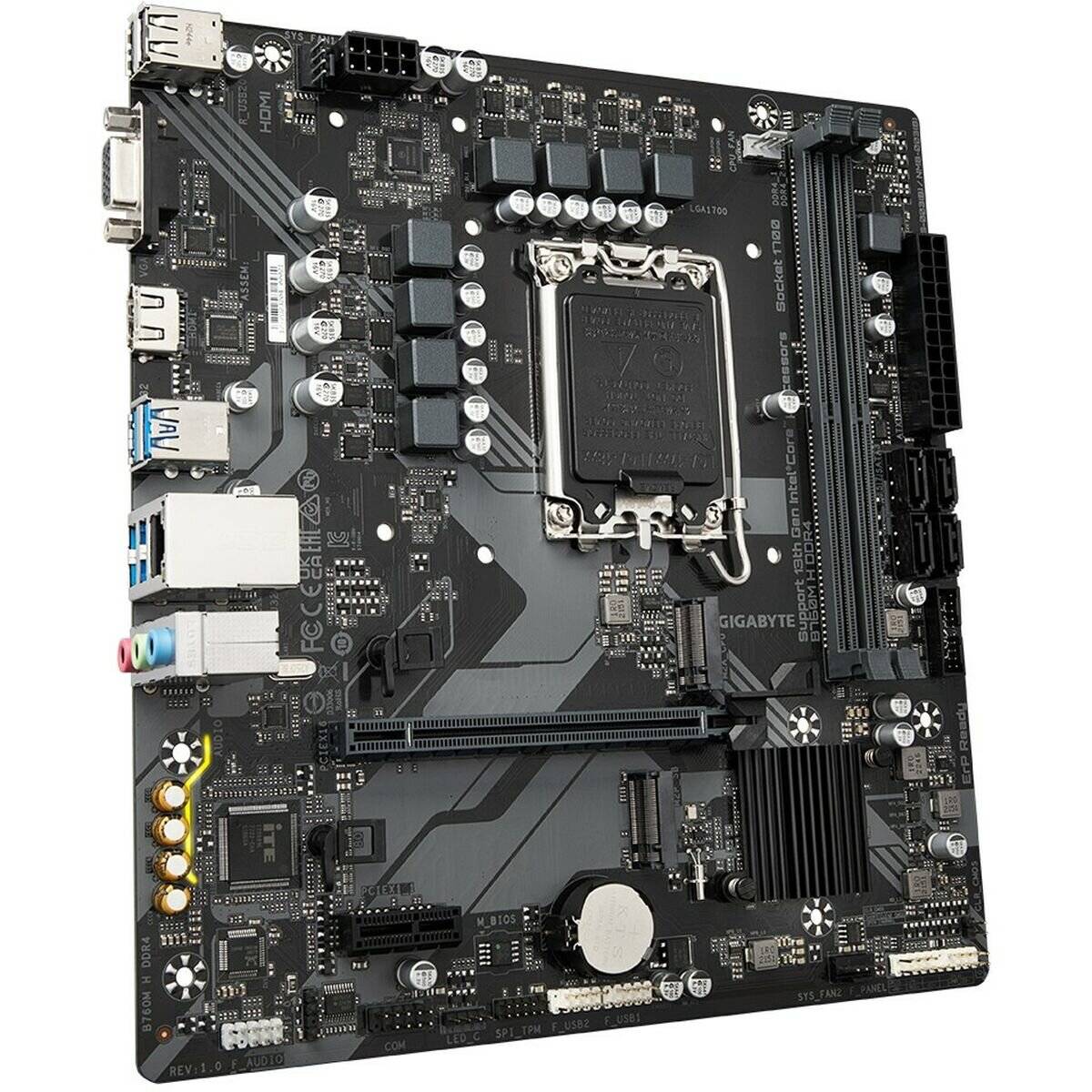 GIGABYTE B760M H DDR4, Mainboard