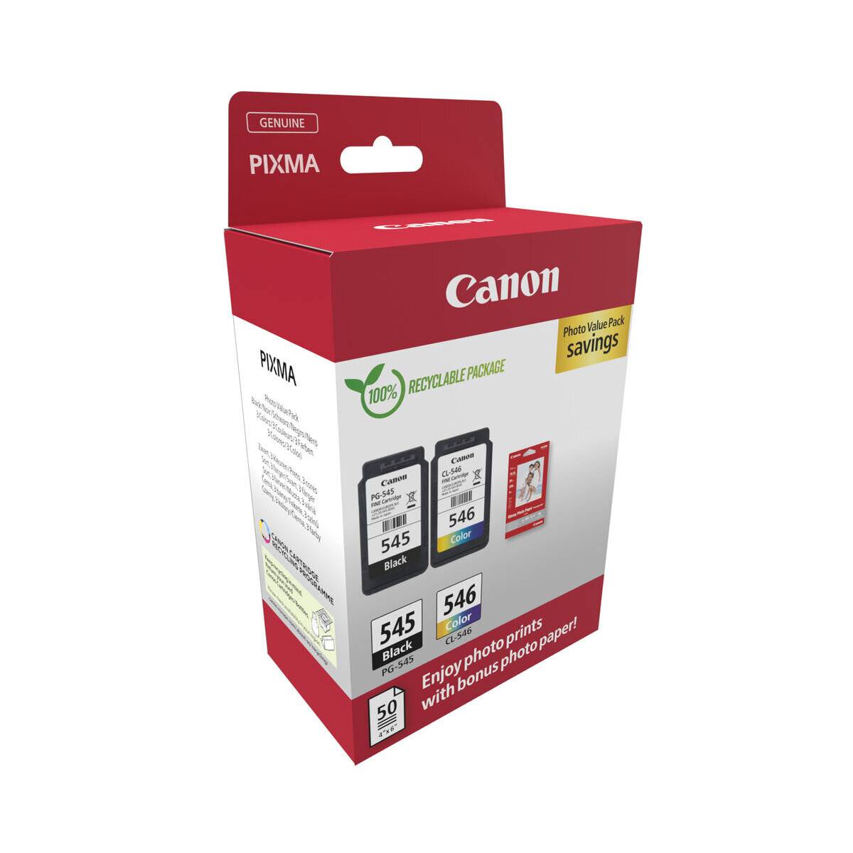 Canon Canon ink PG-545 PG545 CL-546 CL546 Multipack (8287B008)