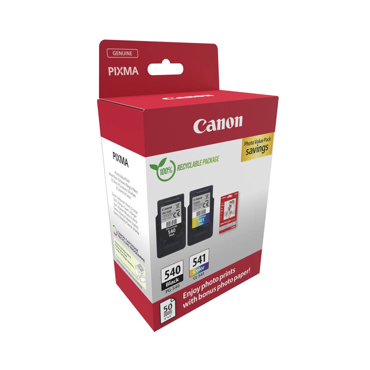 Canon Canon ink PG-540 CL-541 PG540 CL541 Multipack (5225B013)