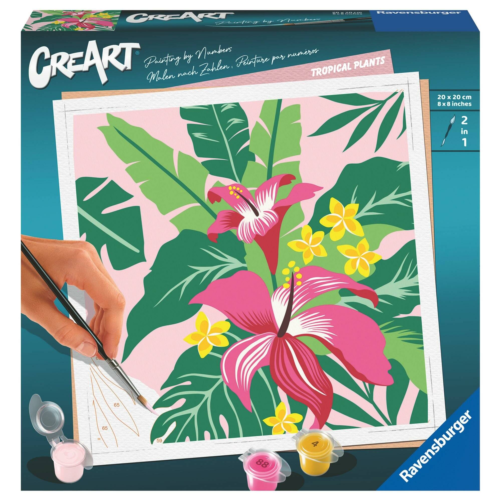 Ravensburger CreArt - Tropical Plants, Malen