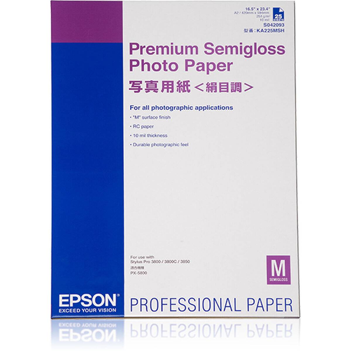 Epson Premium Semigloss Photo A 2, 25 Blatt, 251 g S 042093