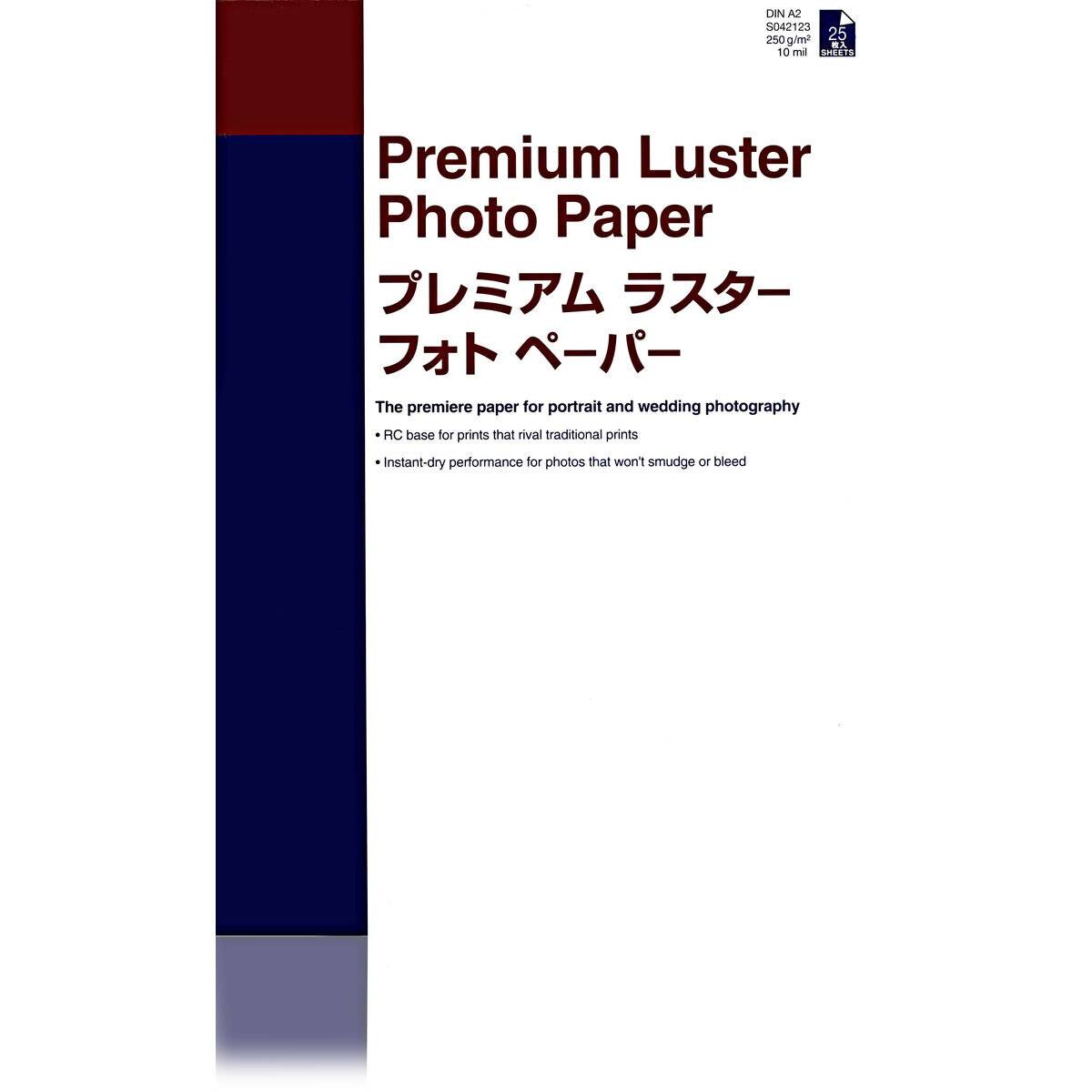 Epson Premium Luster Photo Paper A 2 25 Blatt, 250 g S 042123