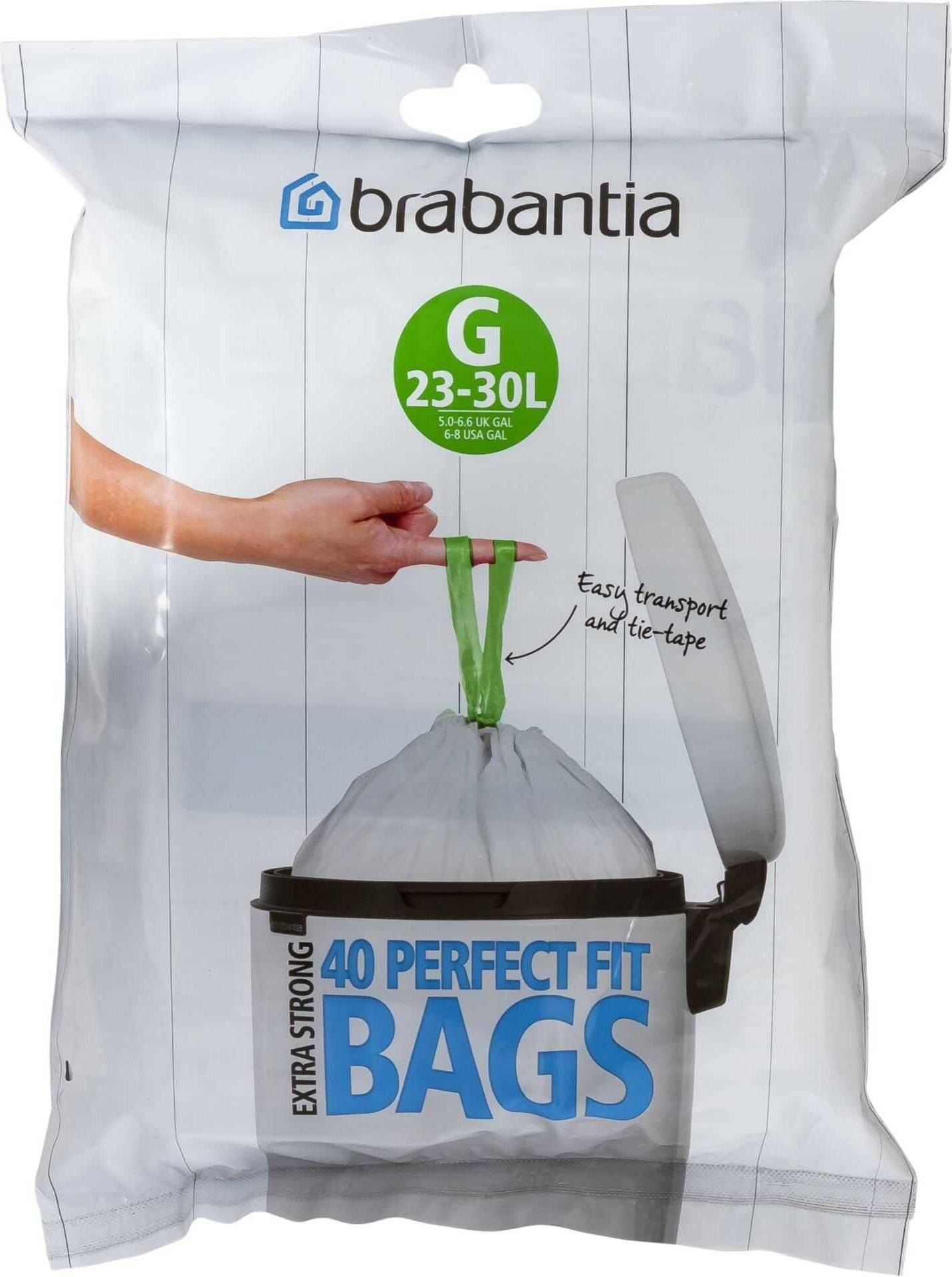 Brabantia PerfectFit Müllbeutel Typ G 25-30 L, 40 Stck