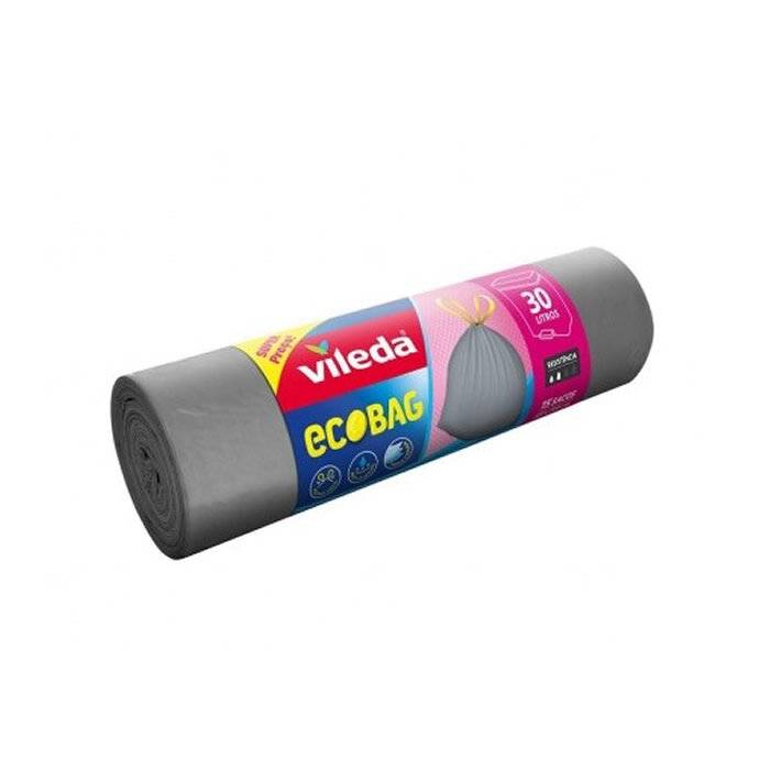 vileda Müllbeutel SUPER+ 30,0 l grau, 15 St.