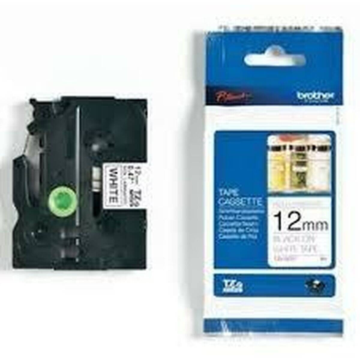 brother Schriftband TZe-N231 TZEN231, 12 mm schwarz auf weiß