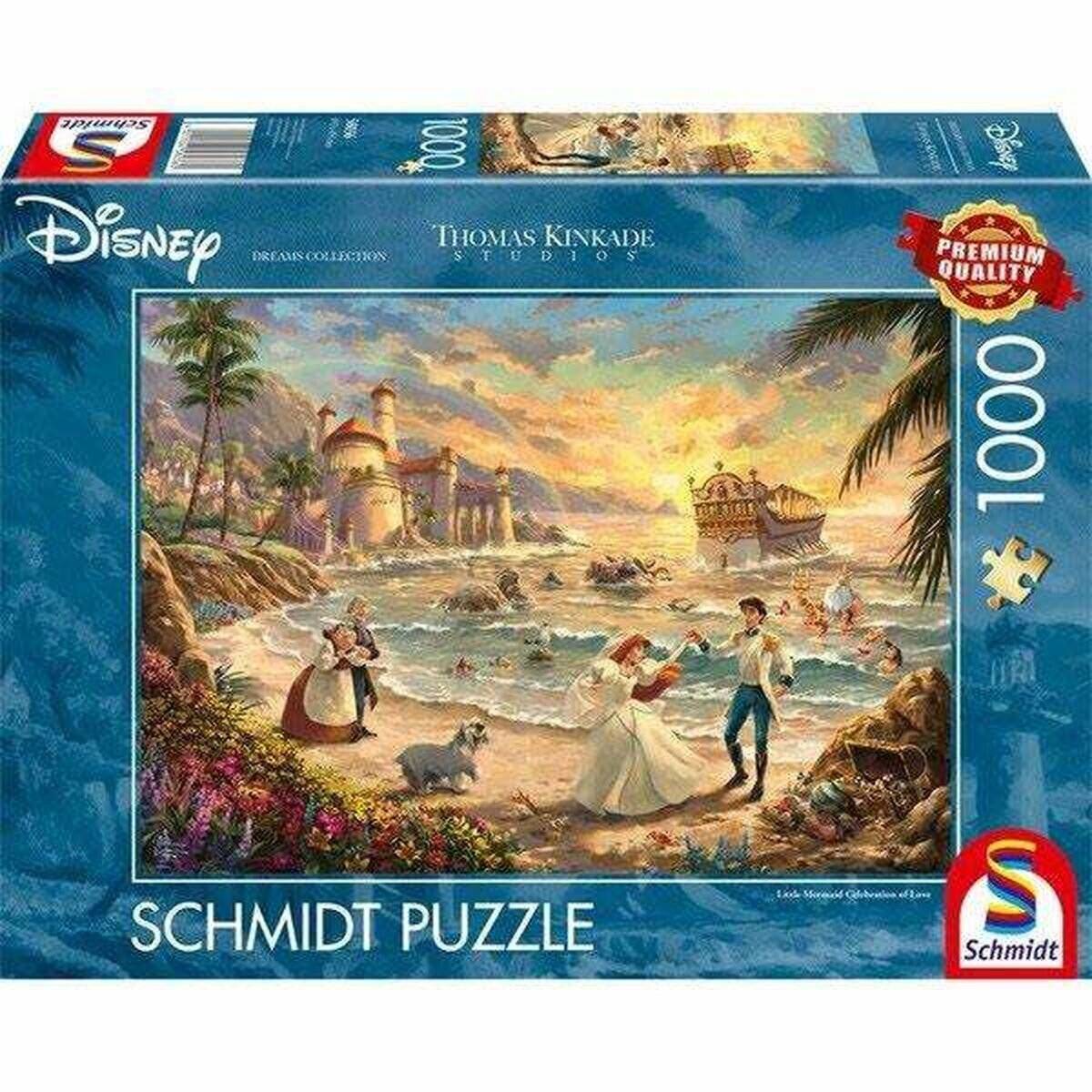 Schmidt - Thomas Kinkade: Disney Die kleine Meerjungfrau - Fest der Liebe ( 1000 pi