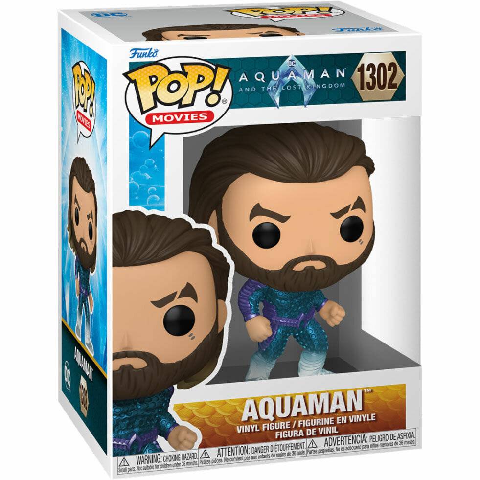 Aquaman Blauer Anzug Pop Figur 9 cm