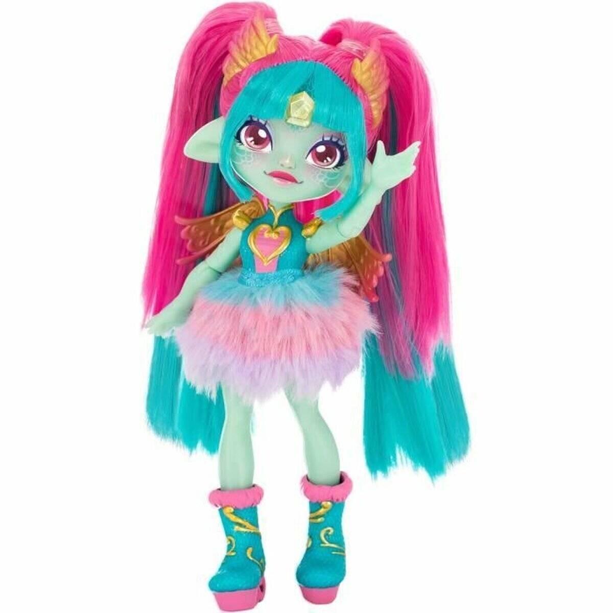 Magic Mixies Pixlings Puppe Amber im REH-Look 16,5 cm Zaubertrank-Flasche 5+