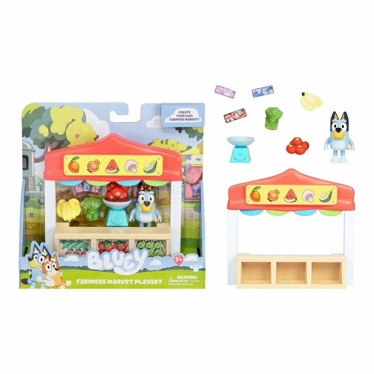 BLUEY Mini-Spielset Bauernmarkt ( 90244)