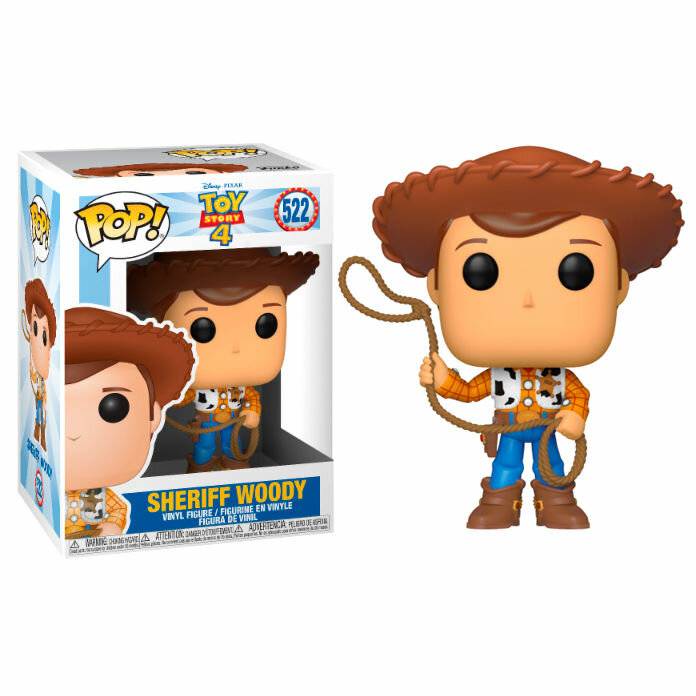 Toy Story 4 POP! Disney Vinyl Figur Woody 9 cm