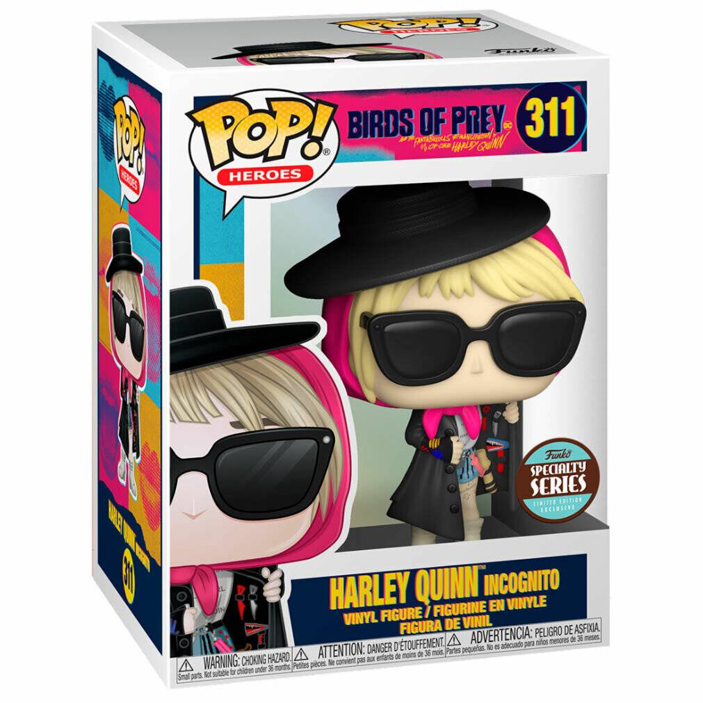 Birds of Prey POP! Animation Vinyl Figur Harley Quinn (Incognito) Special Edition 9 cm