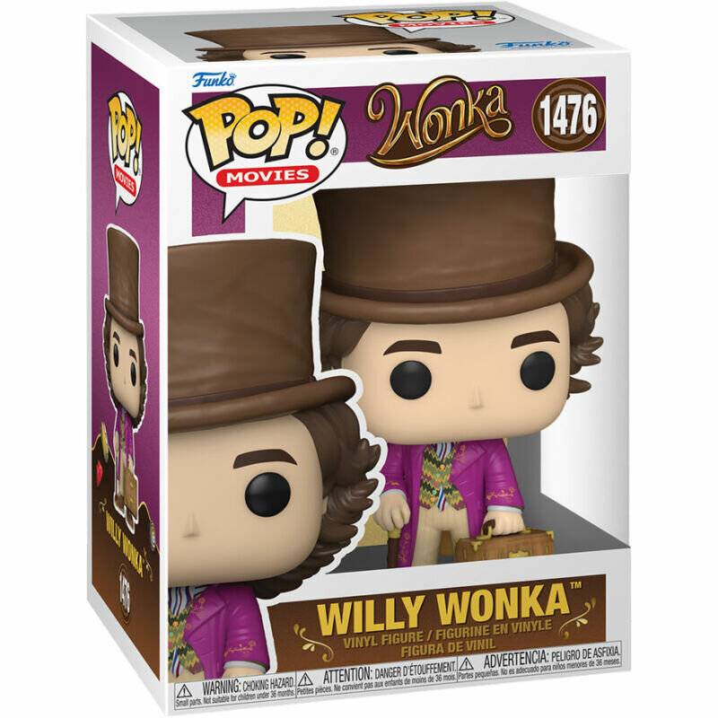 Charlie und die Schokoladenfabrik POP! Movies Vinyl Figur Willy Wonka 9 cm