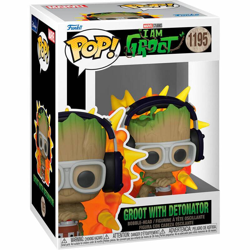 Ich bin Groot POP! Vinyl Figur Groot w/ detonator 9 cm