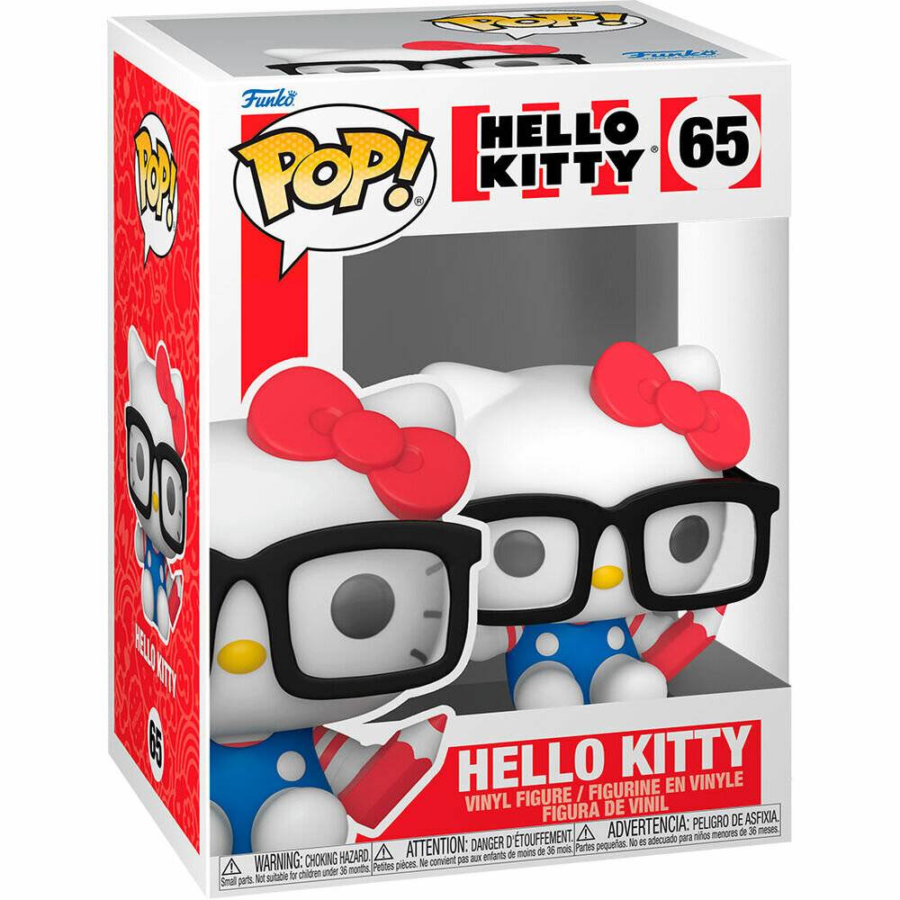 Hello Kitty POP! Sanrio Vinyl Figur Hello Kitty Nerd 9 cm