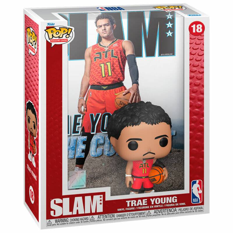 NBA Cover POP! Basketball Vinyl Figur Trae Young (SLAM Magazin) 9 cm