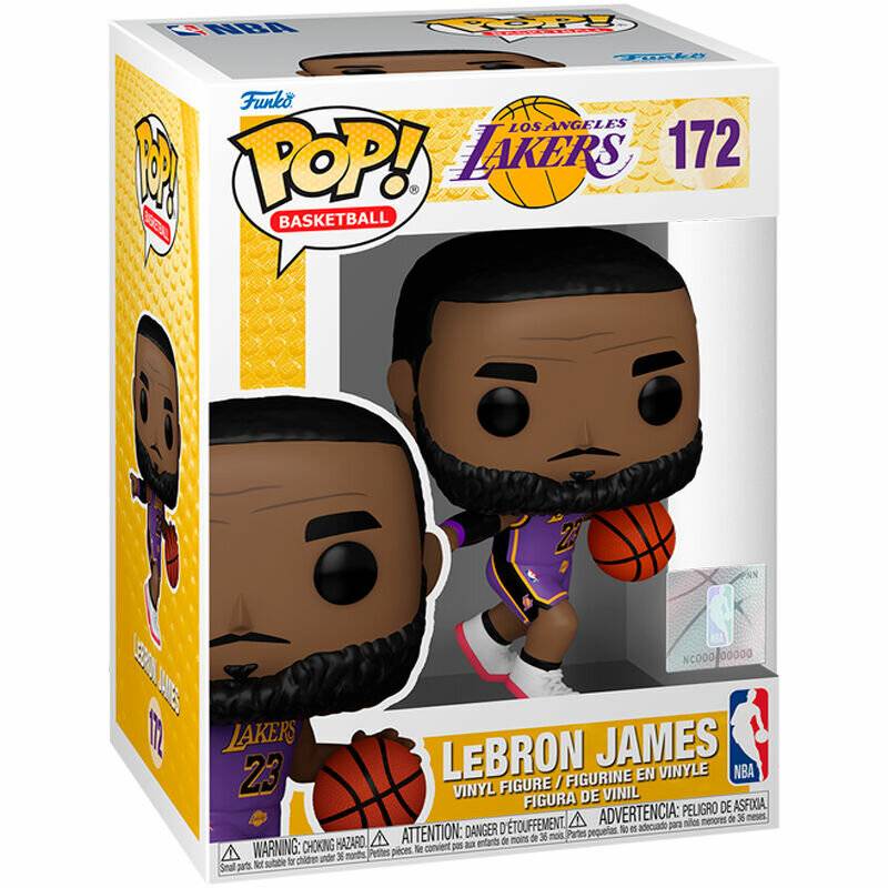 NBA Legends POP! Sports Vinyl Figur Lakers -LeBron James 9 cm